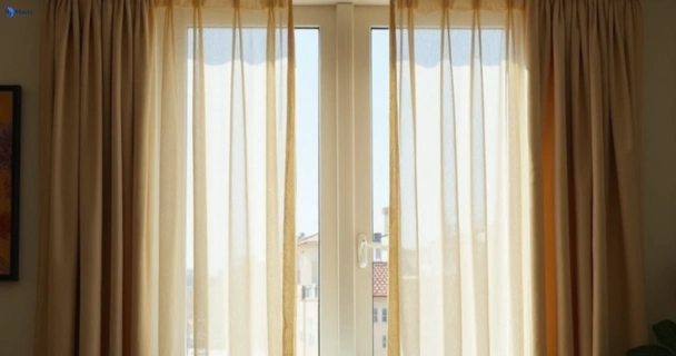 Dull dusty drapes in burpengary-east before professional cleaning